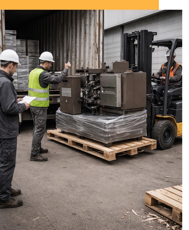 Доставка промышленного оборудования из Европы от 46890