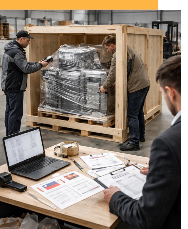 Доставка промышленного оборудования из США от 67730 руб