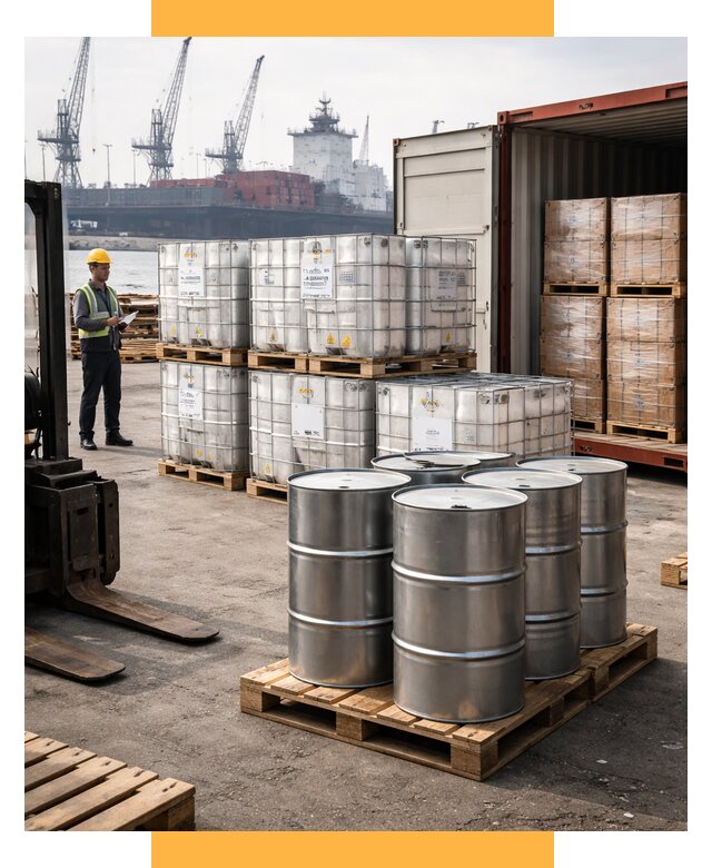 Доставка химического сырья из Индии от 260500 р. | СетСервис-Рхв