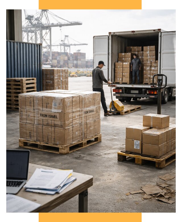 Доставка грузов из Израиля от 15630 р., логистика от СетСервис-Рхв