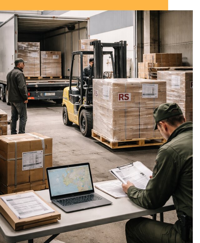 Доставка грузов в Сербию от 46890 руб, международные перевозки