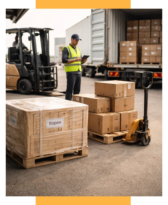 Доставка грузов в Корею из России от 36470 р. | СетСервис-Рхв