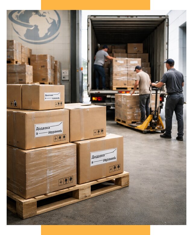 Доставка грузов в Израиль и экспорт от 46890 р. СетСервис-Рхв
