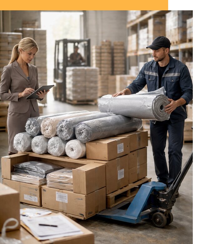 Перевозка текстиля по миру от 15630 руб. с таможней и страхованием