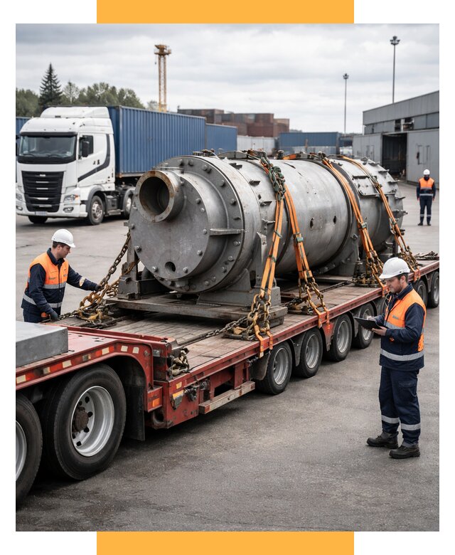 Перевозка тяжеловесных грузов под ключ от 156300 р. | СетСервис-Рхв